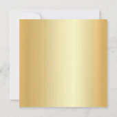 カスタム ゴールド ルック グラマー テンプレート あなたのテキストを追加 (裏面)