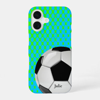 カスタム サッカー ボール iPhone 16ケース