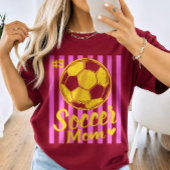 カスタム サッカー ママ プレイヤー ナンバー Tシャツ