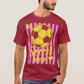 カスタム サッカー ママ プレイヤー ナンバー Tシャツ (正面)