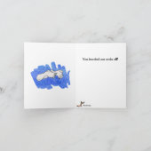 カスタム サンクス フット サンキューカード (内部)