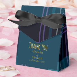 カスタム サンクス ブルー ブラック チェック フェイバーボックス