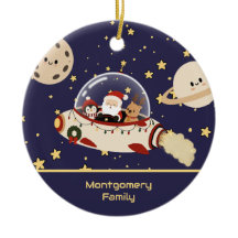 カスタム サンタ スペースシップ クリスマス
