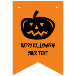 カスタム ジャック・オ・ランタン ハロウィンパーティー バンティング フラッグス バンティングフラッグ