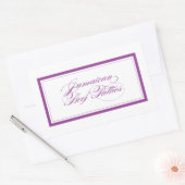 カスタム_ジャマイカビーフパティ 長方形シール (封筒)