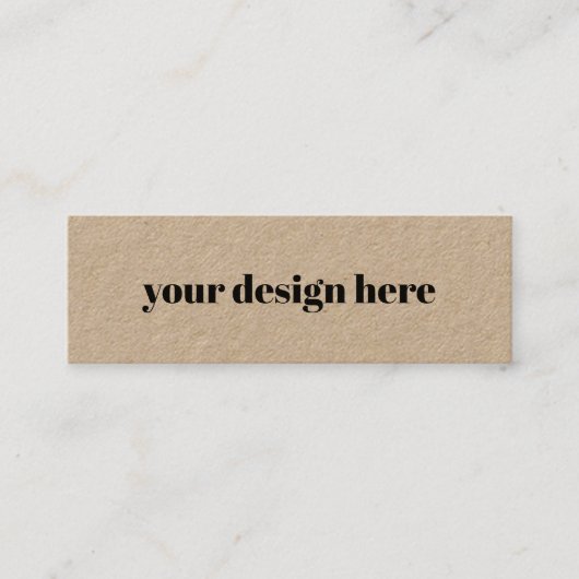 カスタム スキニー名刺 (正面)