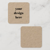 カスタム スクエア名刺 (正面/裏面)