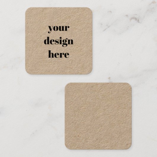 カスタム スクエア名刺 (正面/裏面)