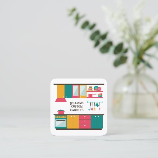 カスタム スクエア名刺 (スタンド正面)