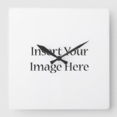 カスタム スクエア壁時計 (正面)