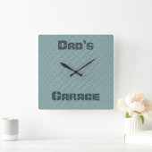 カスタム スクエア壁時計 (ホーム)