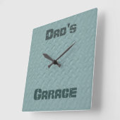 カスタム スクエア壁時計 (傾斜)