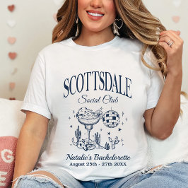 カスタム スコッツデール ブライズパーティー ソーシャル クラブ Tシャツ