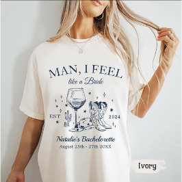 カスタム スコッツデール ブライズパーティー マン アイ フィール Tシャツ