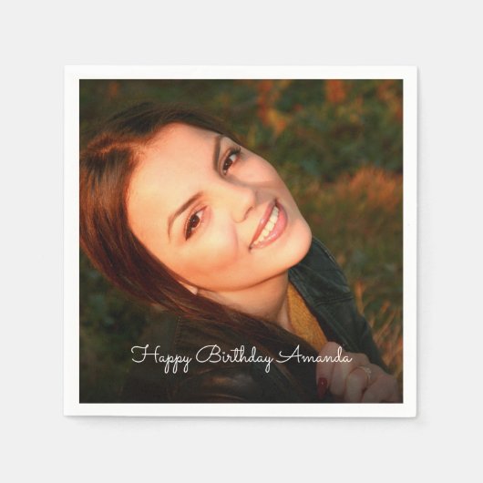 カスタム スタンダードカクテルナプキン (正面)