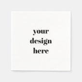 カスタム スタンダードカクテルナプキン (正面)