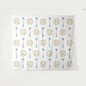 カスタム ステップ＆リピート 2ロゴ イベント用背景 タペストリー (正面(横))