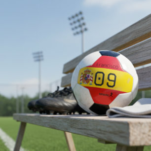 カスタム スペイン代表サッカーデザイン アスリート サッカーボール