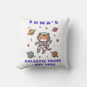 カスタム スペース キャット 宇宙飛行士 デコレーション クッション (正面)
