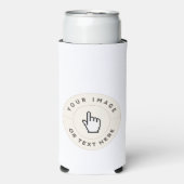 カスタム – タールボーイクーラーボックス(イメージ/文字を追加) スリム缶クーラー (Seltzer正面)