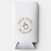 カスタム – タールボーイクーラーボックス(イメージ/文字を追加) スリム缶クーラー (正面)