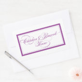 カスタム_チキン&ブロッコリーペン 長方形シール (封筒)