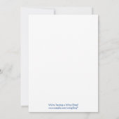 カスタム チャイルド サーカス バースデー パーティー 招待状 (裏面)