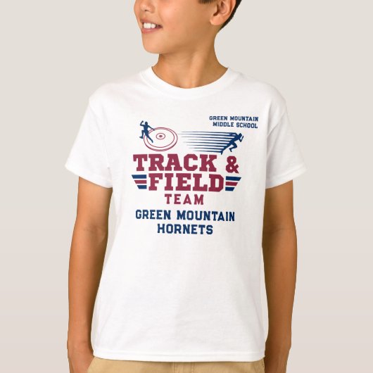 カスタム・チーム・クラブ名 Tシャツ (正面)