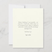 カスタム テキスト ポーランド語 ママ カード - MAMA 定義 (裏面)