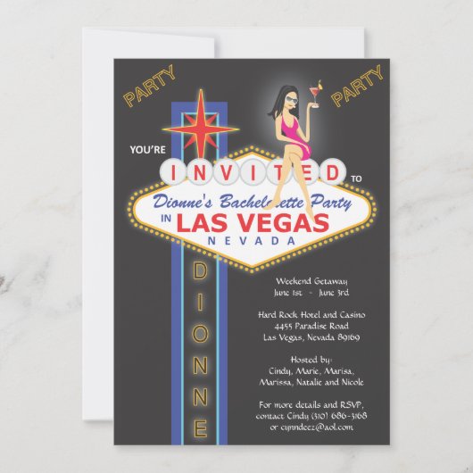 カスタム_ディオンヌガールズナイトアウト 招待状 (正面)