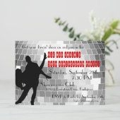 カスタム ディスコ カップル パーティー 招待状 (スタンド正面)