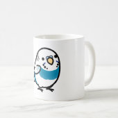 カスタム デブインコのブルーさん コーヒーマグカップ (正面右)