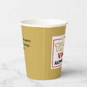カスタム、トランプ2025黄金時代、アメリカ初 紙コップ (右)