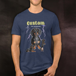 カスタム トレンディー 海賊版風 パーソナライズド 犬の写真 90年代 トライブレンドTシャツ