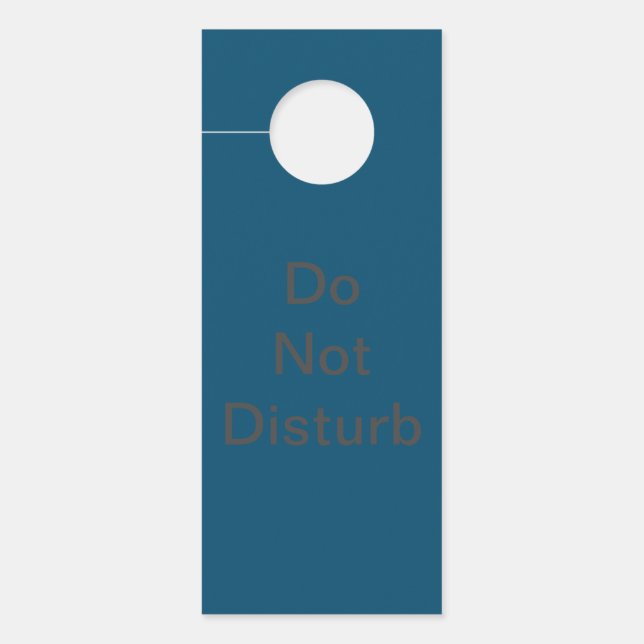 カスタム・ドア・ハンガー・ビジネスおよびパーソナル ドアノブサイン (正面)