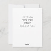 カスタム ドッグ バレンタイン カード (裏面)