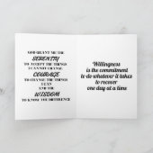 カスタム ドルフィン リカバリー マイルストーン カード - 禁酒 (内部)