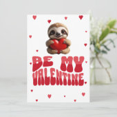 カスタム ナマケモノ バレンタイン　スローすぎて笑えるよ シーズンカード (スタンド正面)