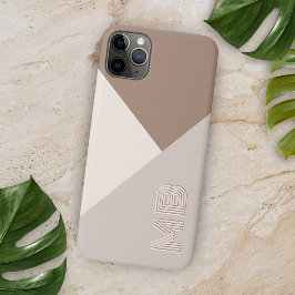 カスタム ニュートラル ブラウン アイボリー ベージュ タープ ナチュラル iPhone 11 PRO MAXケース