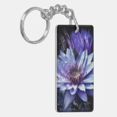 カスタム「ニューブルー」アクリルキーチェーン キーホルダー (正面左)