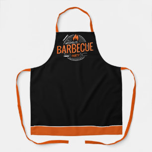 カスタム ネーム バーベキュー グリル パーティー ファミリー BBQ エプロン