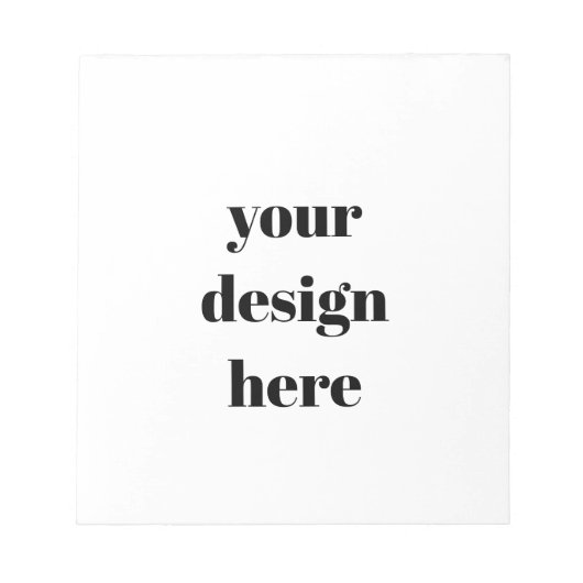 カスタム ノートパッド (正面)