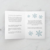 カスタム・ノーム・ホリデー・パーティー招待状（QRコード付き） シーズンカード (内部)