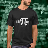 カスタム ハッピーπデー 年付きπシンボル tシャツ
