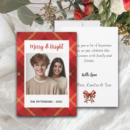 カスタム ハッピー ホリデー ファン プライド 赤 緑 フォト シーズンカード