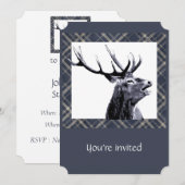 カスタム ハンター バチェラー パーティー 招待状 (正面/裏面)