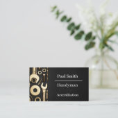 カスタム.ハンドイマン/整備士。 名刺 (スタンド正面)