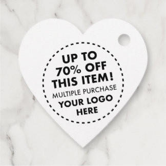 カスタム ハート フェイバータグ 70% オフ まとめ買い 割引