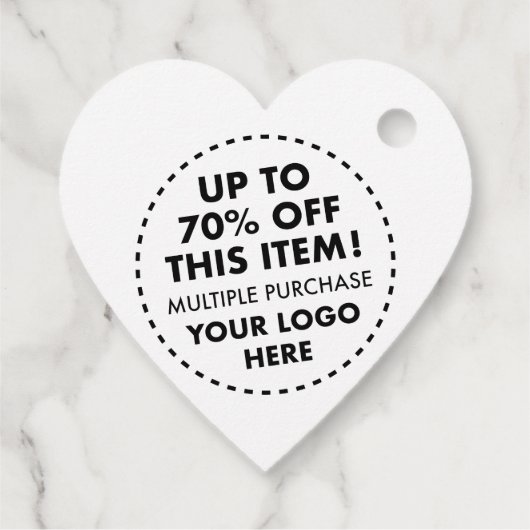 カスタム ハート フェイバータグ 70% オフ まとめ買い 割引 (裏面)