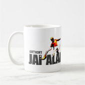 カスタム、バスクのスポーツJai Alai/Cesta Puntaのロゴ: コーヒーマグカップ (左)